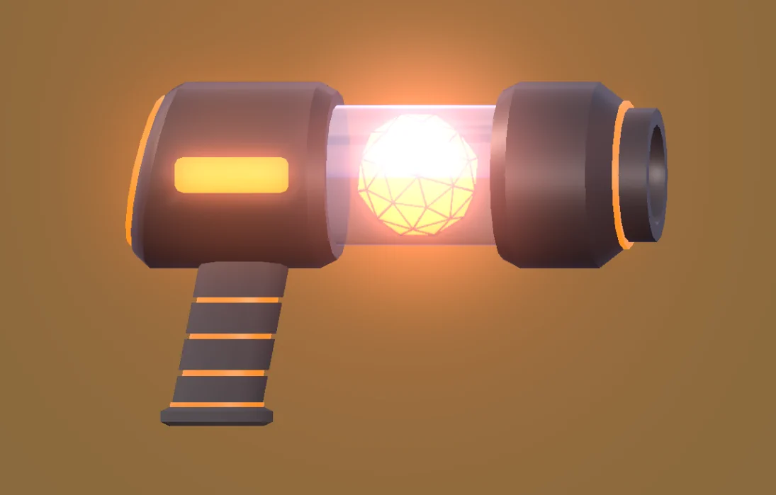 The N5 Blaster from an orthogonal side view